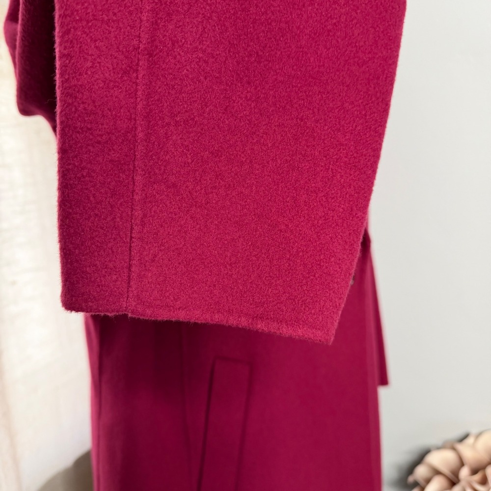 Talbots Double Faced Wool Coat Jacket Single Butt… - image 6